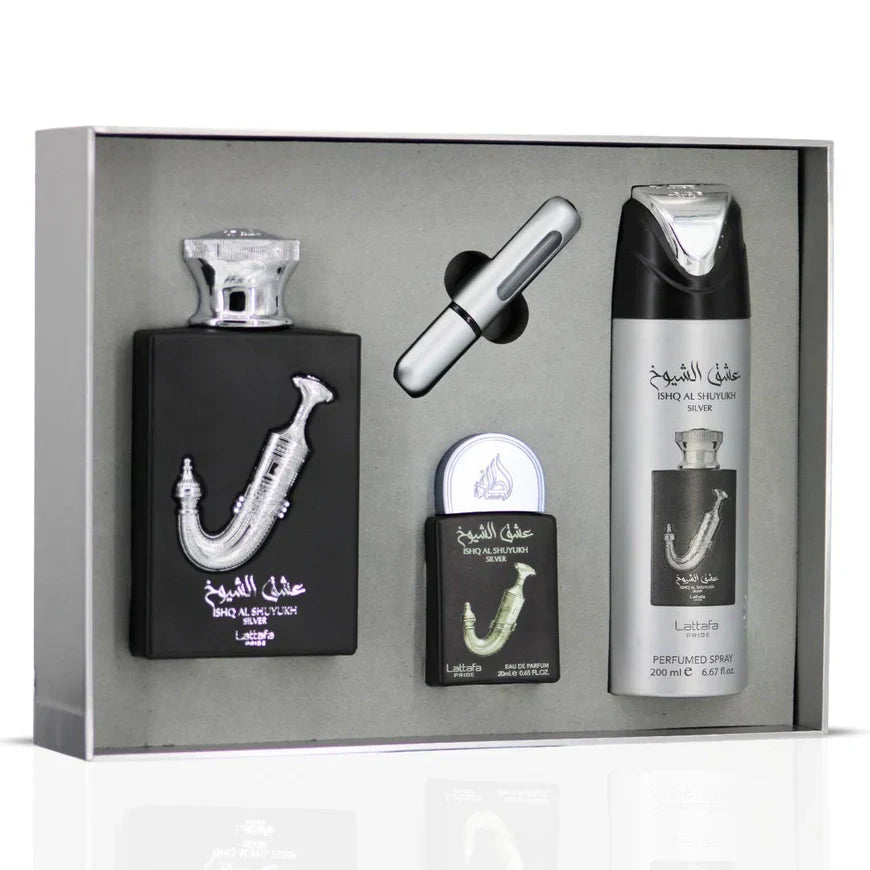 GIFT SET ISHQ AL SHUYUKH SILVER