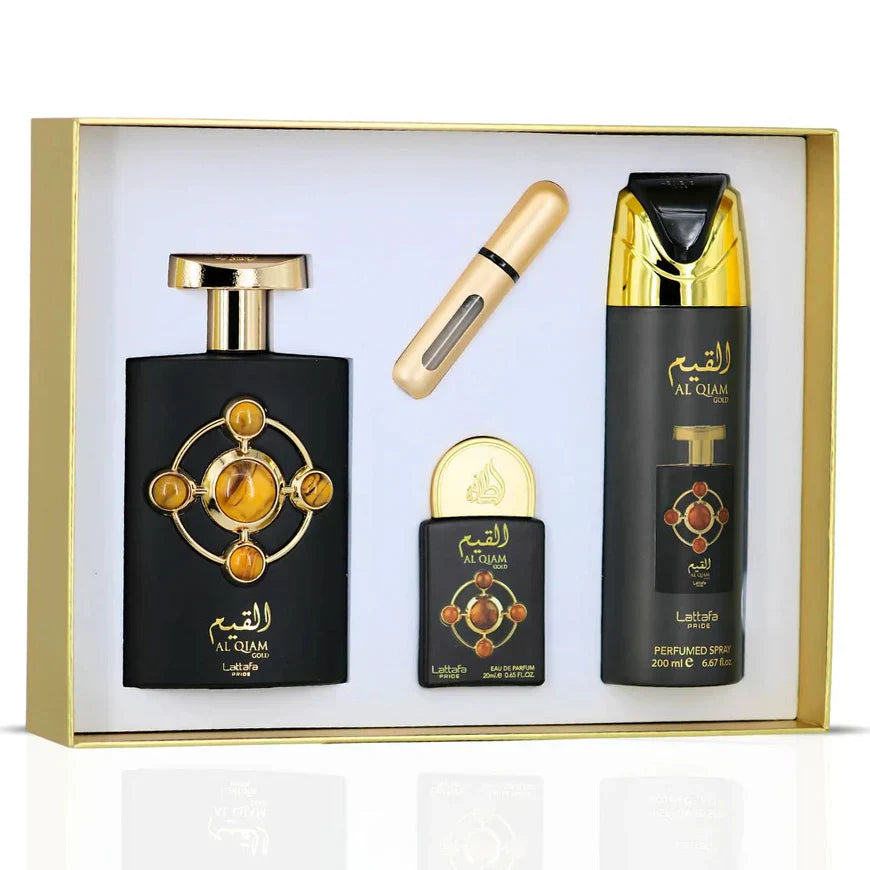 GIFT SET AL QIAM GOLD-3 PIECE E